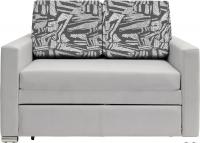 Диван Krones Афродита 195x140 (велюр светло-серый/рисунок темно-серый)