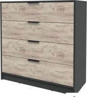 Комод Интерлиния Концепт КТ-К100 (дуб серый/антрацит)