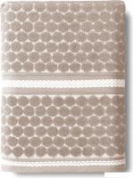 Полотенце Verossa Dots tactille 70x140 (кофе/белый)