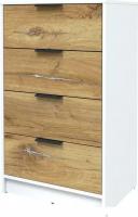 Комод Интерлиния Концепт КТ-К60 (дуб нокс/белый платинум)