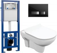 Унитаз подвесной Cersanit City New Clean On + S-IN-MZ-LINK_PRO + P-BU-MOV/Blg/Gl