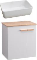 Lauter Тумба под умывальник Adri 59 + 21674A (белый глянец)
