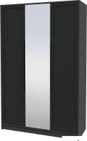 Шкаф распашной Интерлиния Концепт Тренд КТ-Ш3(з) (антрацит/черный)