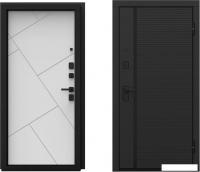 Металлическая дверь Guard Line 86x205 правая (графит/шагрень белая)