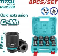 Набор головок слесарных Total THKISD34081