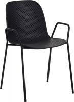 Стул с подлокотниками Mio Tesoro Люк SC-1720 (черный)