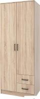 Шкаф распашной Mio Tesoro Хюгге 2D2S (дуб сонома)
