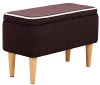 Банкетка MONOFIX Амма с ящиком (коричневый №24)