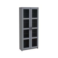 Шкаф-витрина Mio Tesoro Нави с витриной 2.15.16.090.4 (серый)