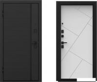 Металлическая дверь Guard Line 96x205 левая (графит/шагрень белая)