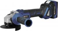 Угловая шлифмашина WATT WWS-18/125-1 BL 4.018.125.00 (с 1-им АКБ)