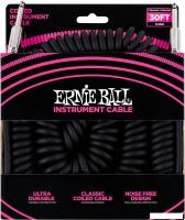 Гитарный кабель Ernie Ball P06044 6.3 мм - 6.3 мм (9 м, черный)