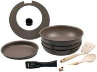 Набор сковород Lara LR01-301 (коричневый)
