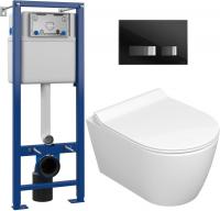 Унитаз подвесной Керамин Трент R + S-IN-MZ-VECTOR + P-BU-MOV/Blg/Gl
