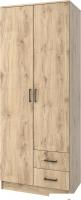 Шкаф распашной Mio Tesoro Хюгге 2D2S (дуб наварра)