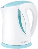 Электрический чайник Energy E-227 (белый/бирюзовый)