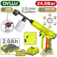 Мойка высокого давления Dyllu DTQX11203 (с 2-мя АКБ)
