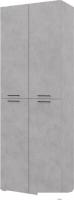 Шкаф распашной Горизонт Бонн 760 (бетон)