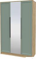Шкаф распашной Интерлиния Концепт Тренд КТ-Ш3(з) (дуб золотой/мята)