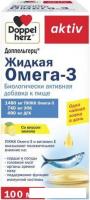 БАД Doppelherz Актив Омега-3 Жидкая (100мл)