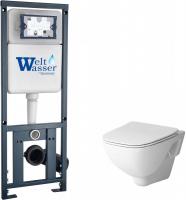 Унитаз подвесной AM.PM X-Joy C851701SC + WeltWasser Marberg 410