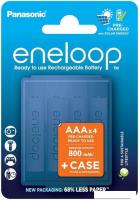 Аккумулятор Panasonic Eneloop AAA BK-4MCDE/4CP+case (4 шт)