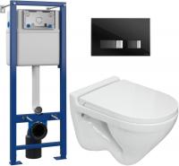 Унитаз подвесной Sanita Luxe Attica SL DM + S-IN-MZ-VECTOR + P-BU-MOV/Blg/Gl