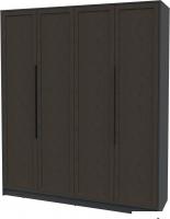 Шкаф распашной Интерлиния Концепт Тренд КТ-Ш4 (антрацит/дуб английский)