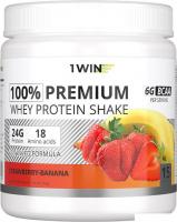 Протеин сывороточный (концентрат) 1WIN Premium Whey (клубника/банан, 450г)