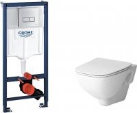 Унитаз подвесной AM.PM X-Joy C851701SC + Grohe Rapid SL 38772001 + Marberg 410 SE CR