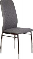 Стул AksHome Adele (серая ткань Seattle 005/хром)
