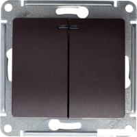 Выключатель Schneider Electric Glossa GSL000853 (шоколад)