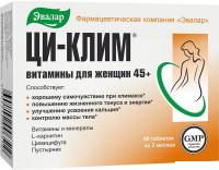 БАД Эвалар Ци-клим витамины для женщин 45+ (60таблеток)