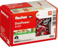 Дюбель универсальный Fischer DuoPower 6 x 30 535453 (100 шт)