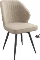 Стул Мамадома Michael-R1 360 (k02 Латте замша Lux/черный)