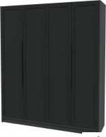 Шкаф распашной Интерлиния Концепт Тренд КТ-Ш4 (антрацит/черный)