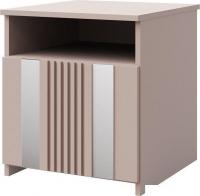 Тумба КМК Мебель 1ДН Харди КМК 0965.31 (латте 640/SAT 34 ирландский ликер)