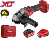 Угловая шлифмашина Wortex CAG 1812-2 SE SET 1334919 (с 1-им АКБ, кейс)