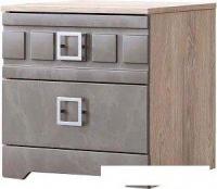 Тумба КМК Мебель 2Я Римини 0989.2 (дуб мадура/перламутр тауп 296J2)