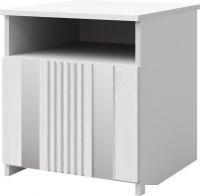 Тумба КМК Мебель 1ДН Харди КМК 0965.31 (белый текстурный/М3 ясень белый текстурный)