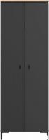 Шкаф распашной Black Red White San Gimnignano SZF2D/70 (антрацитовый/дуб нокс, антрацитовый/готик)
