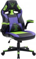 Игровое (геймерское) кресло FLOKY Asgard Purple-Green (фиолетовый/зеленый)