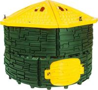 Компостер ВПМ Усиленный 6199377 (780 л, темно-зеленый/желтый)