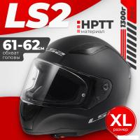 Мотошлем LS2 FF353 Rapid 2 Solid (XL, черный матовый)