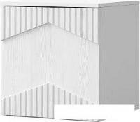 Тумба КМК Мебель Л Оливия КМК 0971.17 (белый текстурный/М3 ясень белый текстурный)