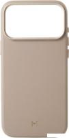 Чехол для телефона Magssory Eco-Leather Case для iPhone 17 Pro Max Latte CLT045l