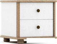 Тумба КМК Мебель 2Я Сальма 0990.15 (белый/дуб полярный/лофт сильвер пэлас)