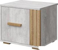 Тумба КМК Мебель Л Каен КМК 0991.30 (ледяное дерево/дуб артизан MDP 58-1)