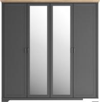 Шкаф распашной Black Red White Jasmin SZF4D (графит/дуб артизан)