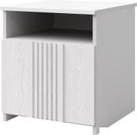 Тумба КМК Мебель 1ДН Харди КМК 0965.31-01 (белый текстурный/М3 ясень белый текстурный)